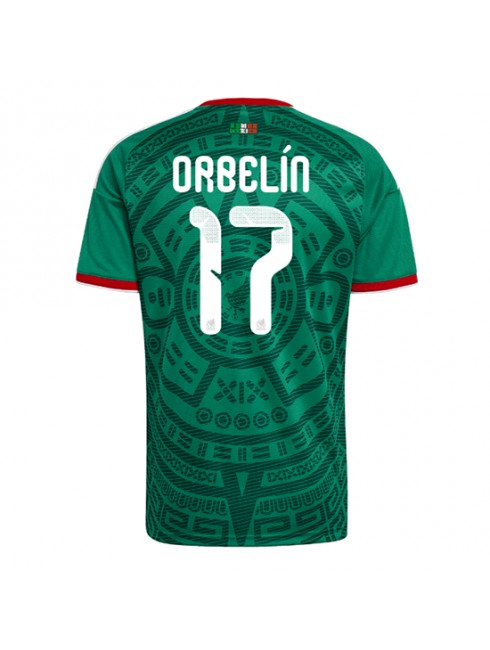 Mexiko Orbelin Pineda #17 Heimtrikot WM 2026 Kurzarm Mexiko Orbelin Pineda #17 Heimtrikot WM 2026 Kurzarm